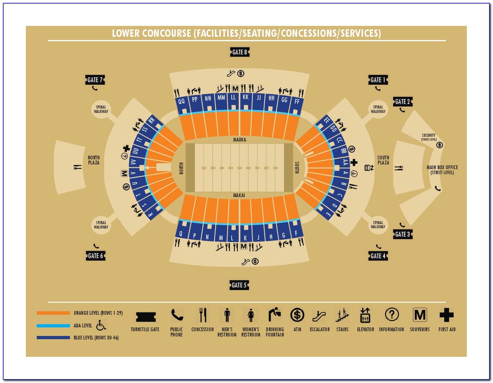 Aloha Stadium Seating Chart For Concerts