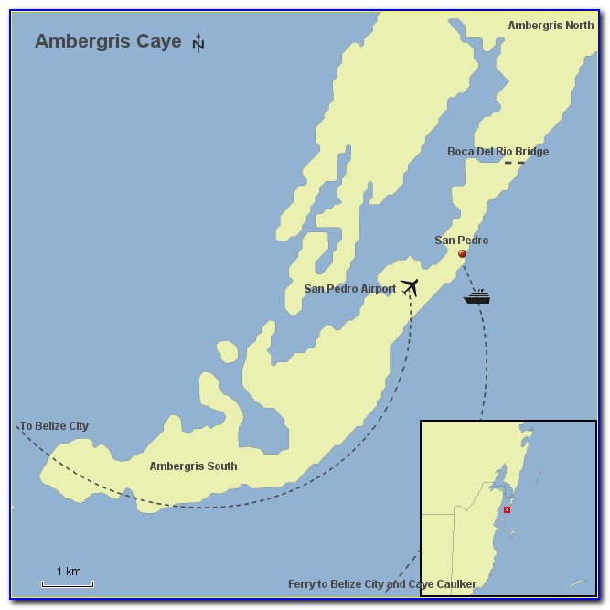 Ambergris Caye Parcel Map