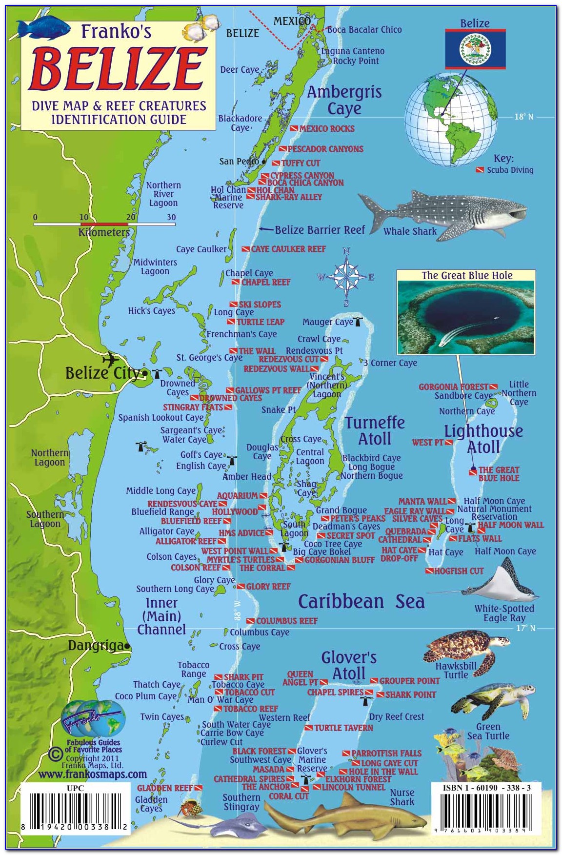 Ambergris Caye Satellite Map