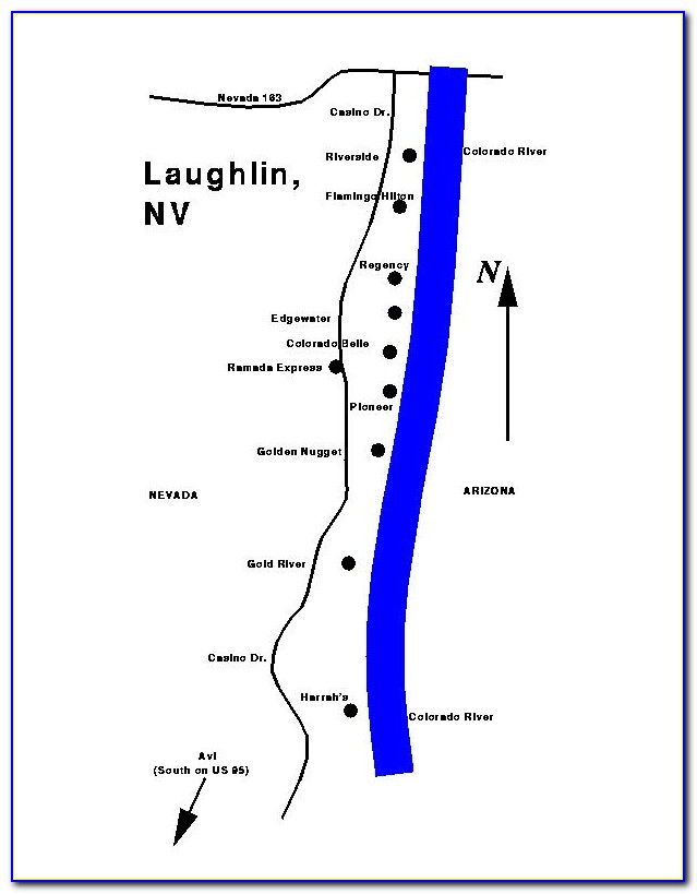 Aquarius Casino Laughlin Map