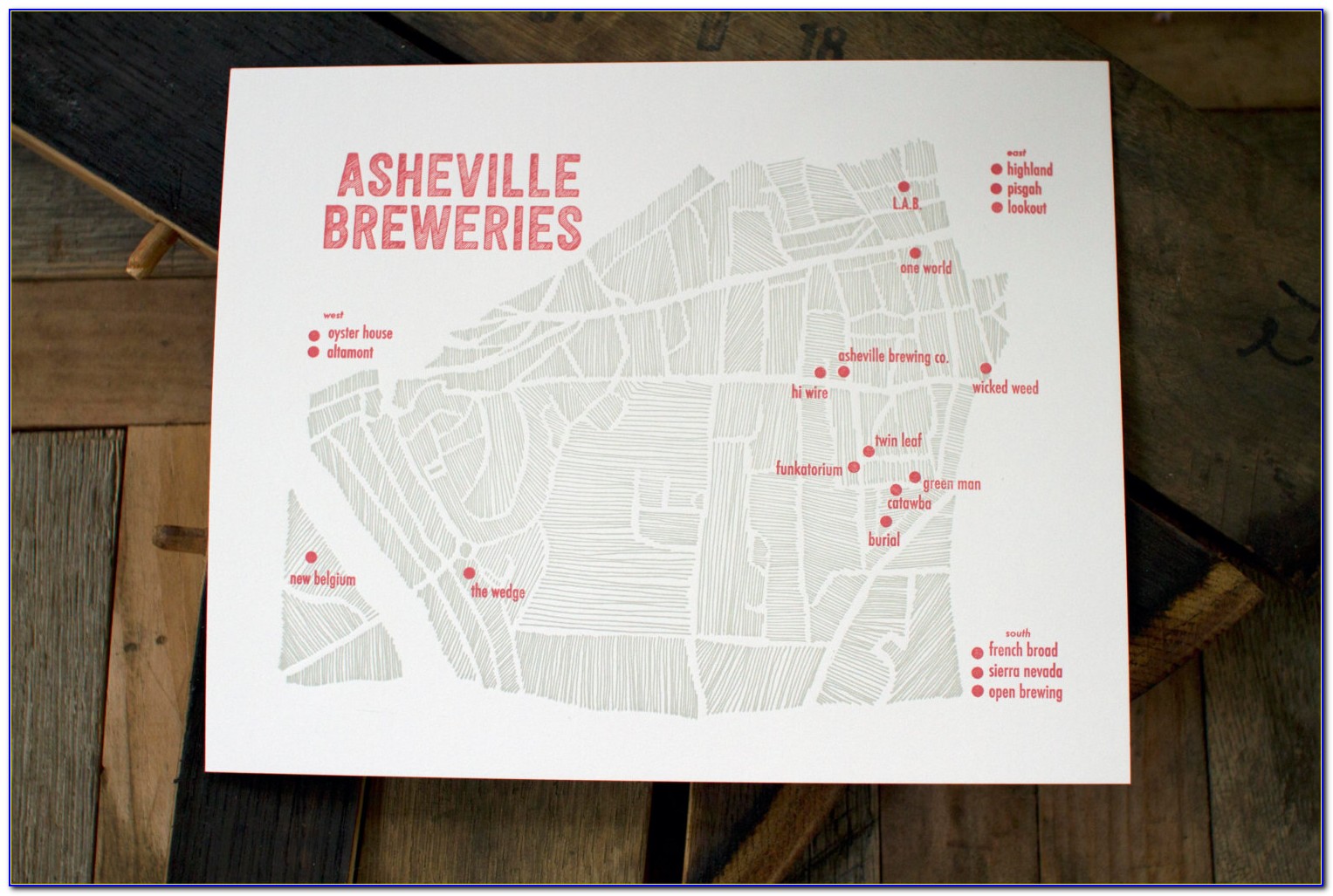 Asheville Beer Map