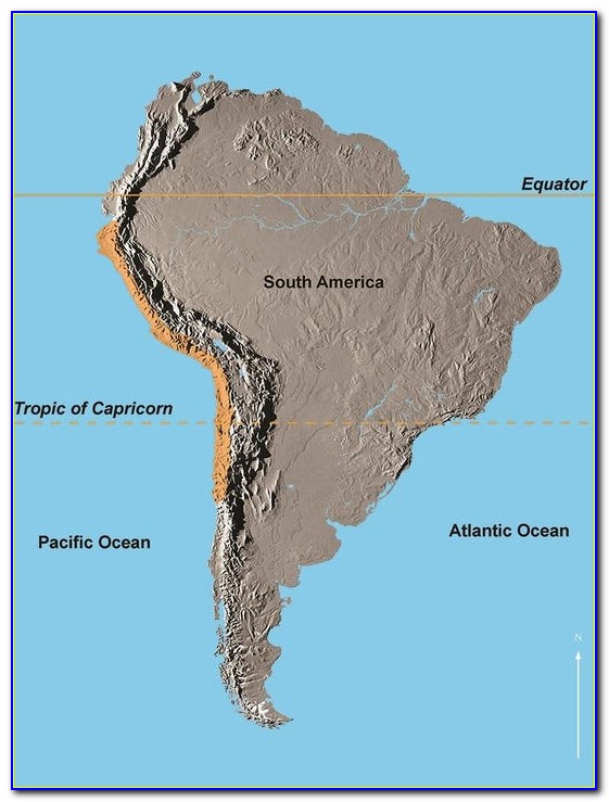 Atacama Desert Map Chile