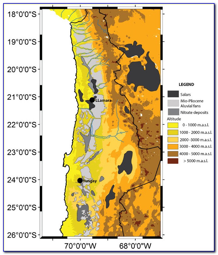 Atacama Desert Map Location