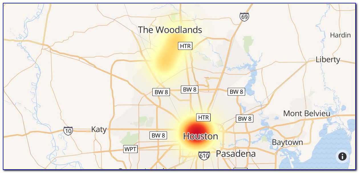 At&t Internet Outage Map Houston