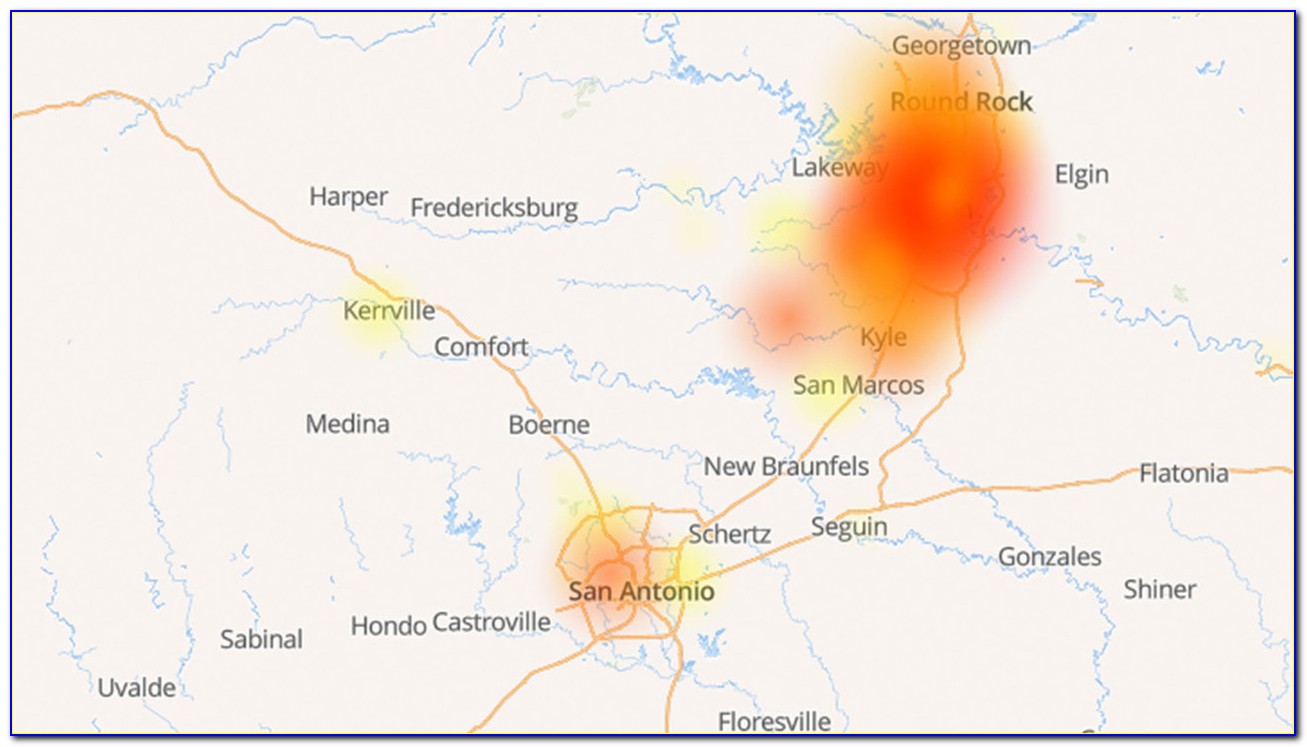 Att Internet Outage Map San Antonio