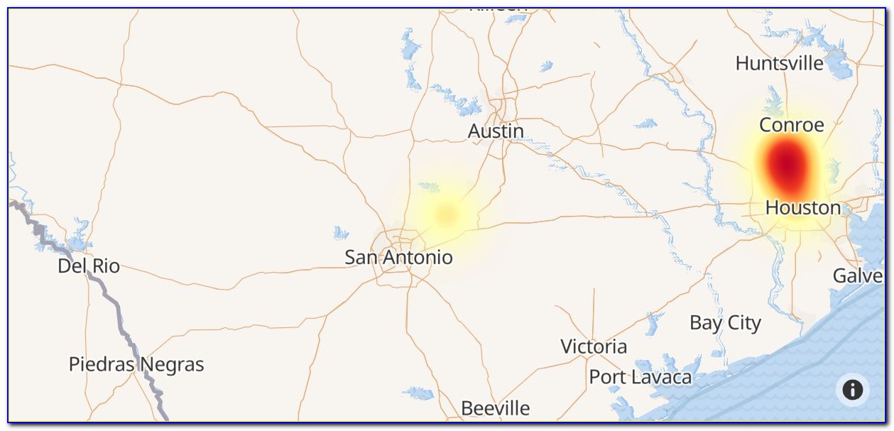 At&t Internet Outage Map Texas