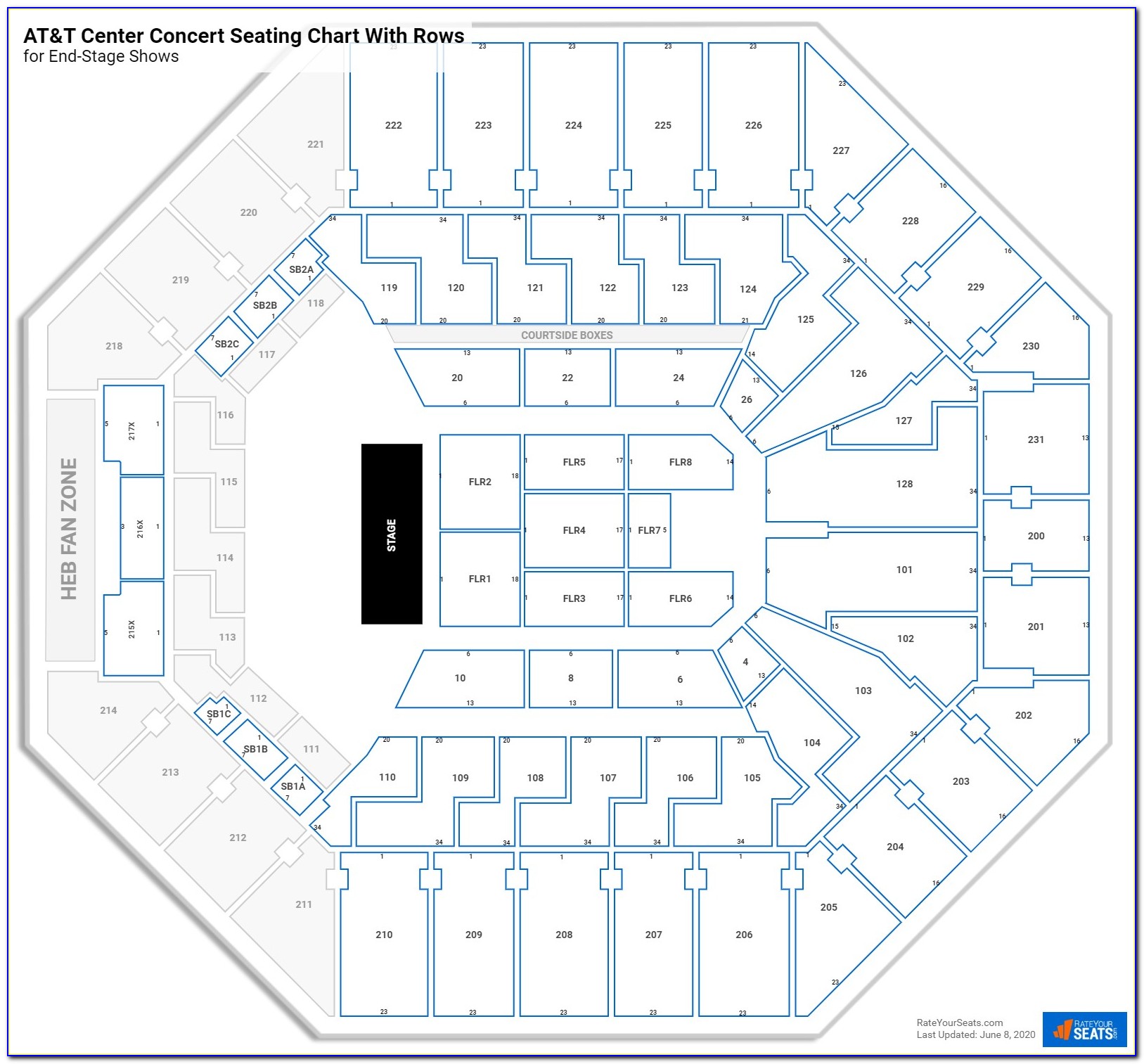 At&t Stadium Seating Map For Concerts