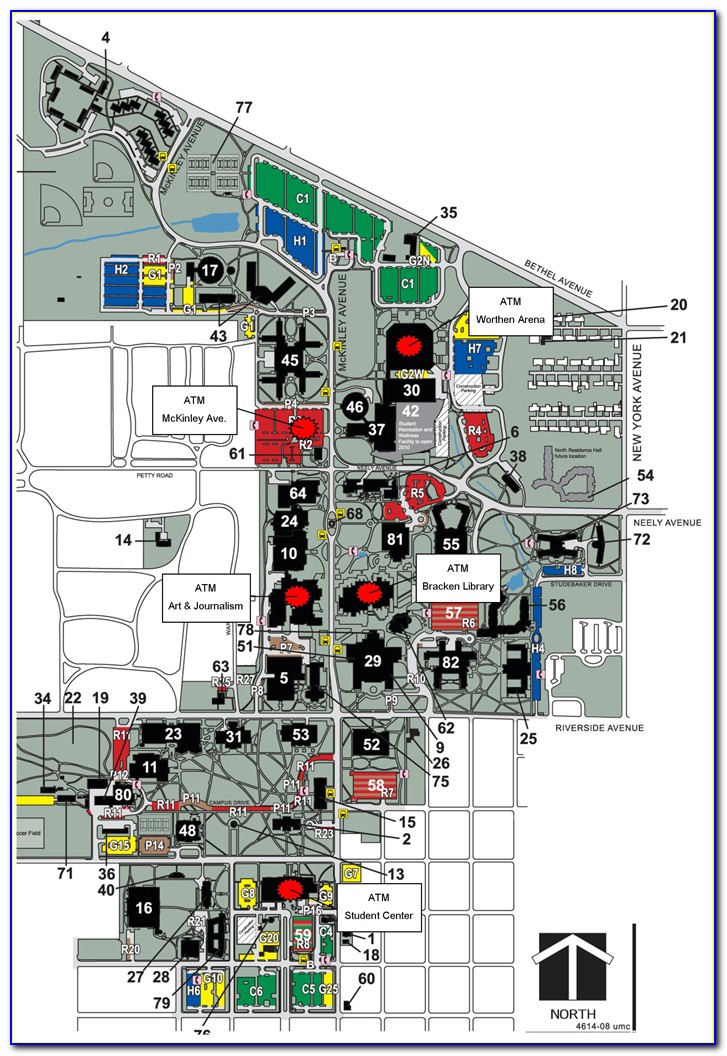 Ball State Campus Map