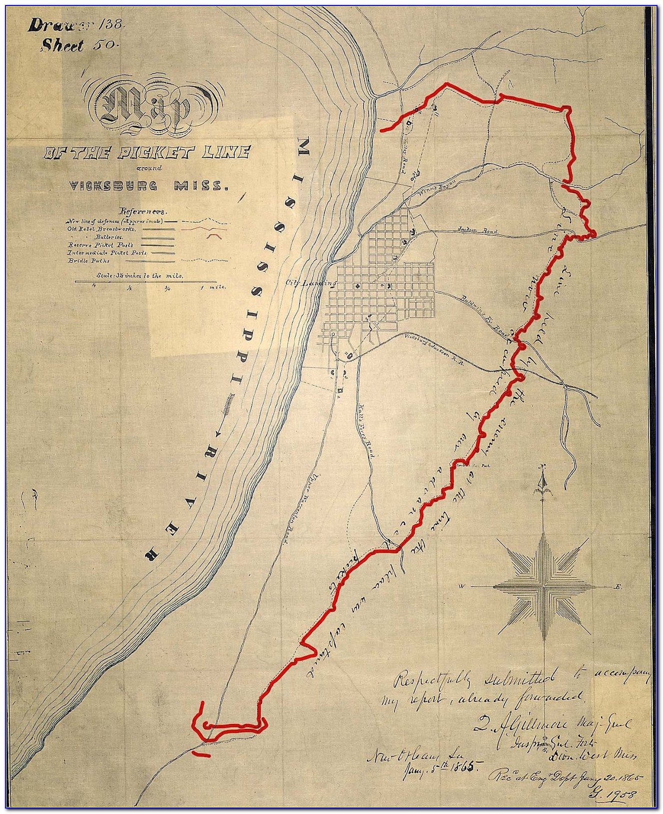Battle Of Vicksburg Map Location