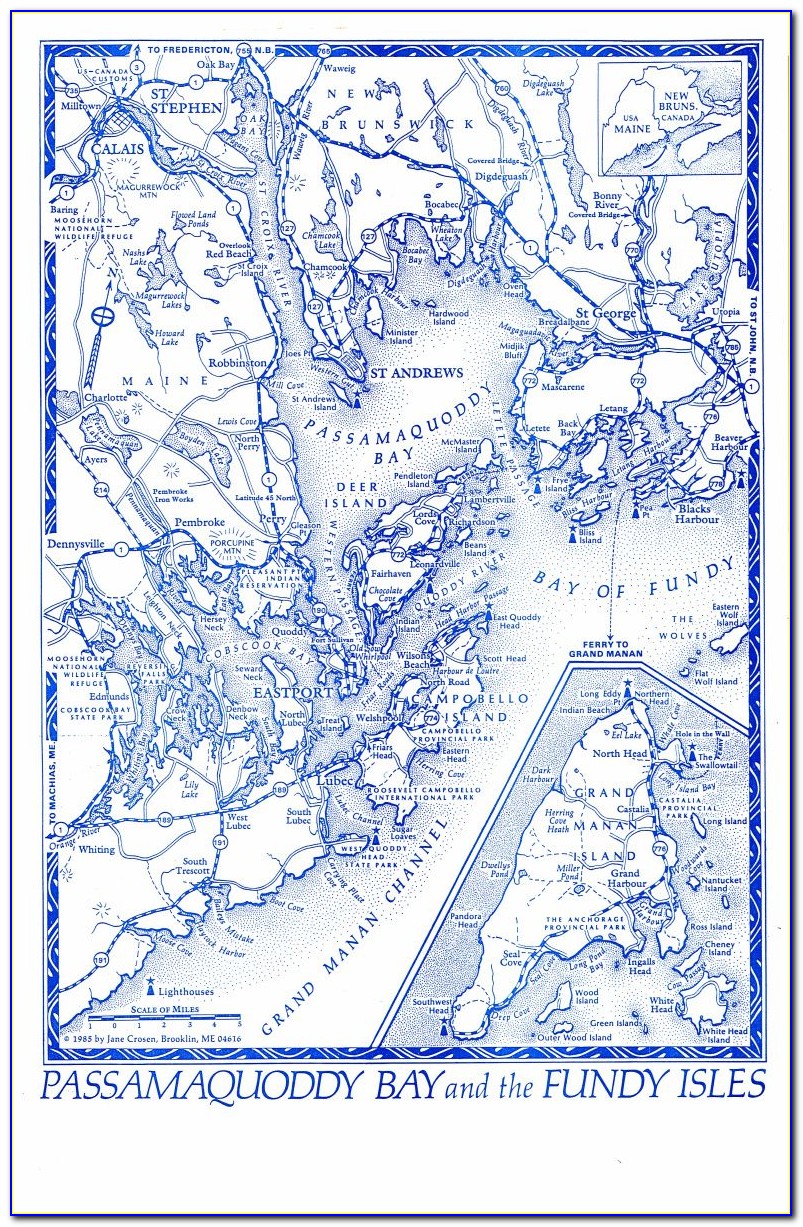 Bay Of Fundy Depth Map