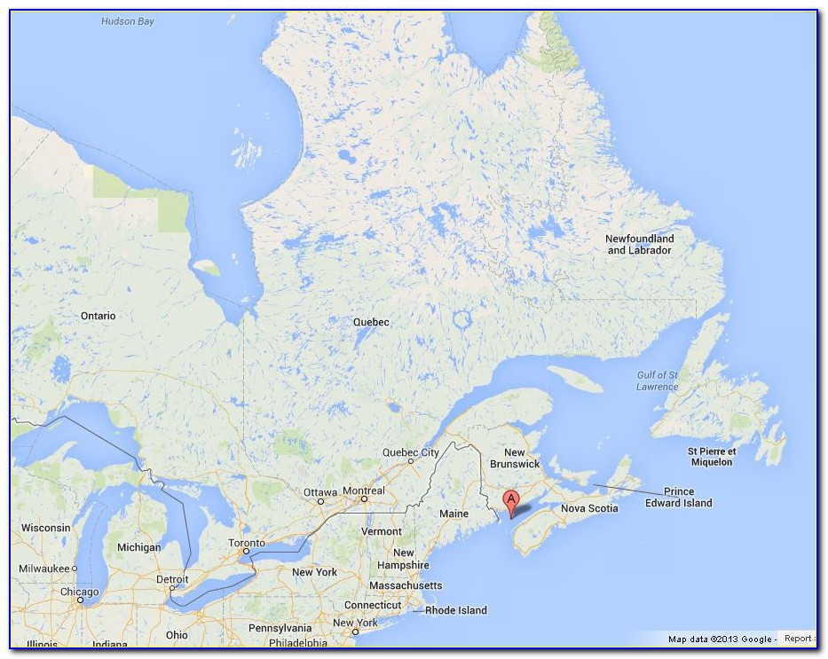 Bay Of Fundy Map Nova Scotia