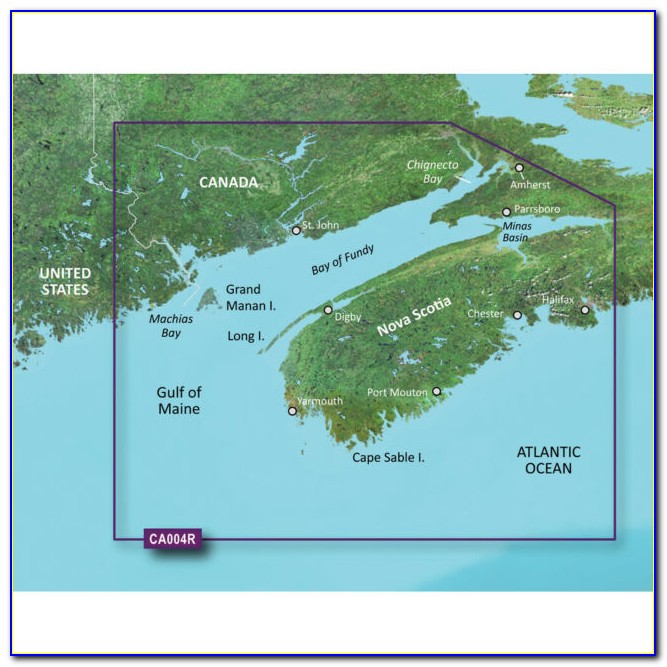 Bay Of Fundy Tide Map