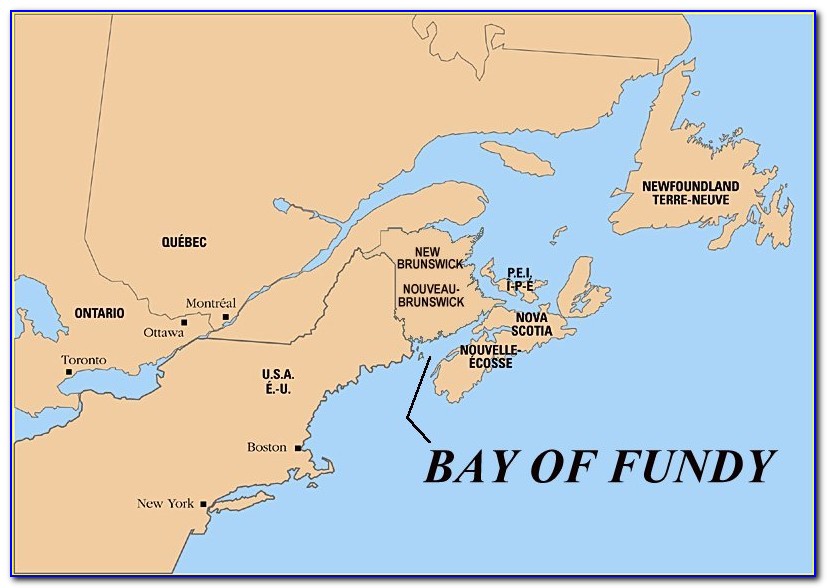 Bay Of Fundy Trail Map