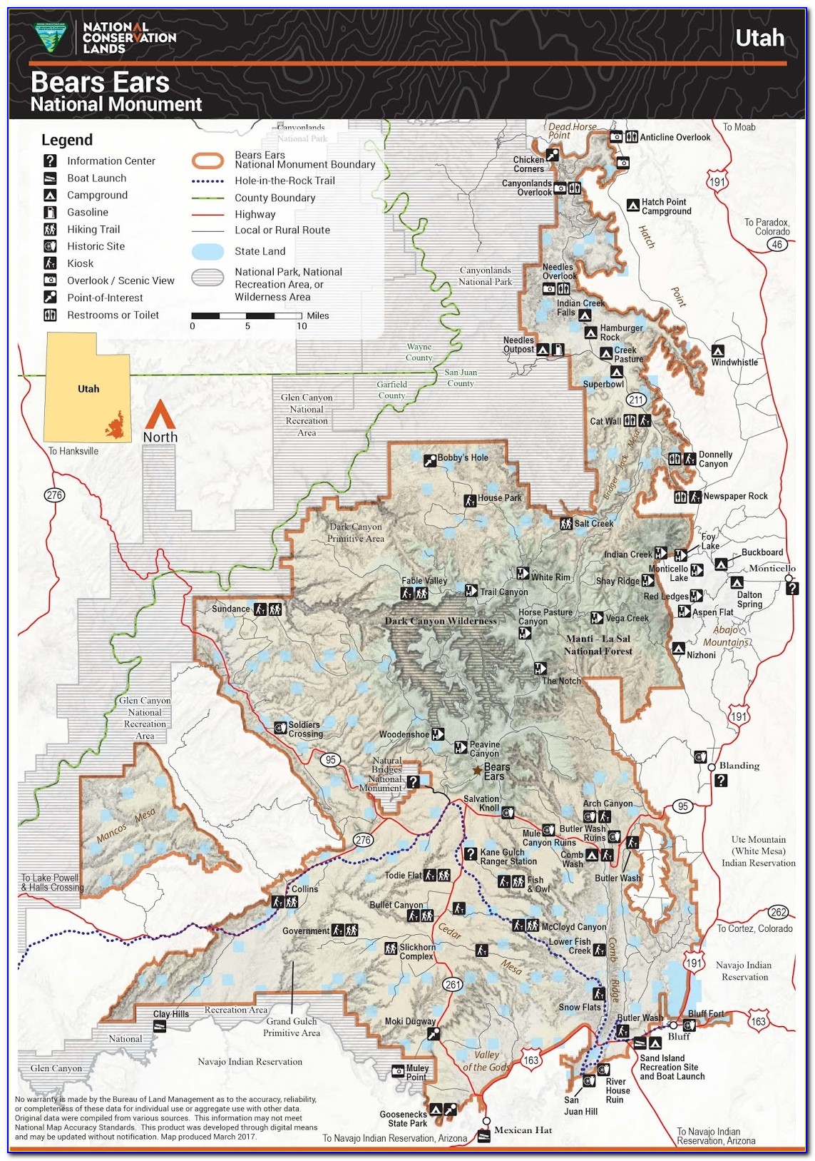 Bears Ears National Monument Directions