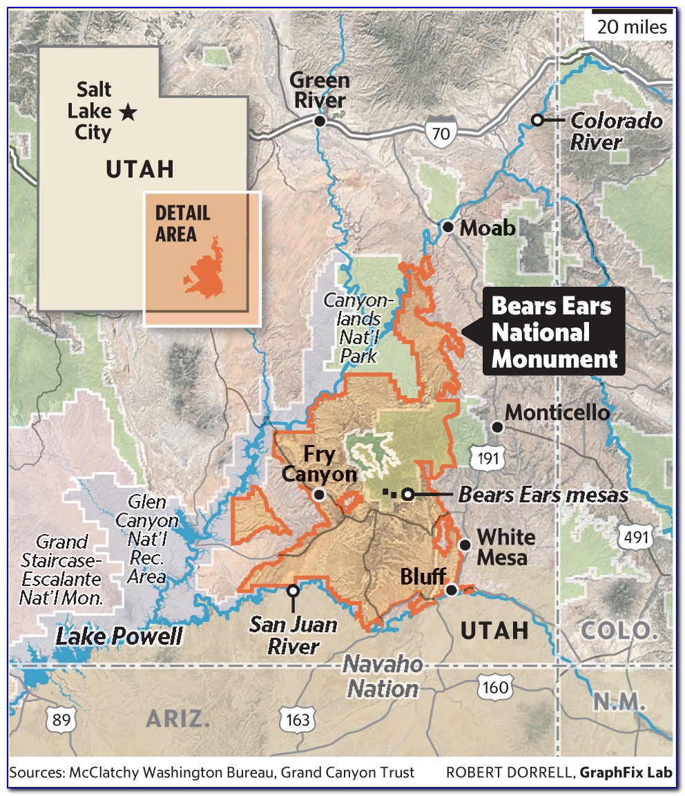 Bears Ears National Monument Google Map