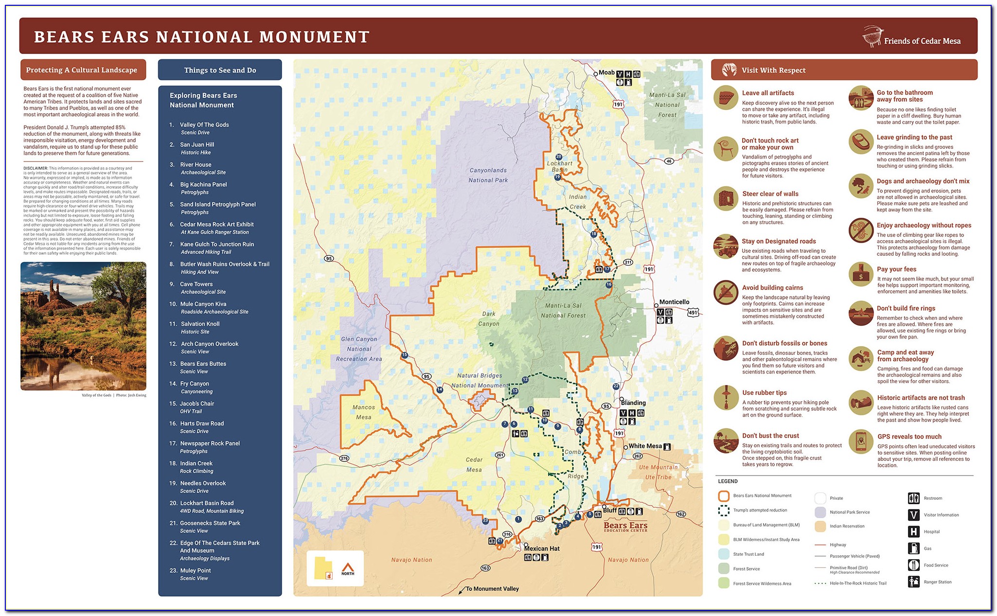 Bears Ears National Monument Reduction Map