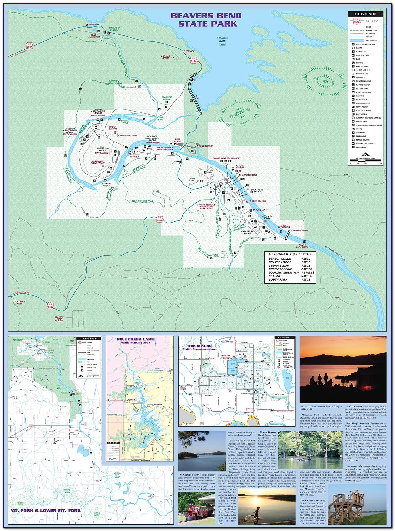 Beavers Bend State Park Map Pdf