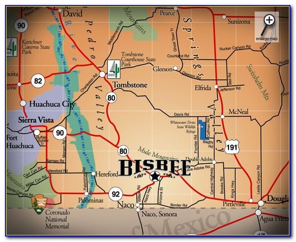 Bisbee Arizona Google Maps