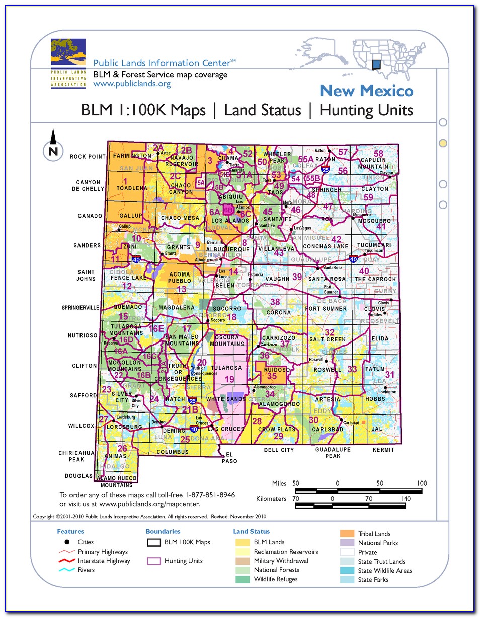 Blm Dispersed Camping New Mexico Map