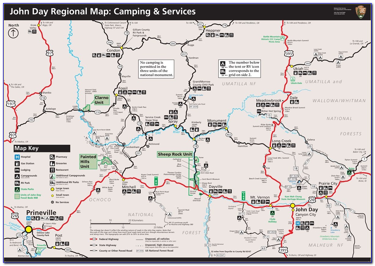 Blm Land Oregon Map Camping