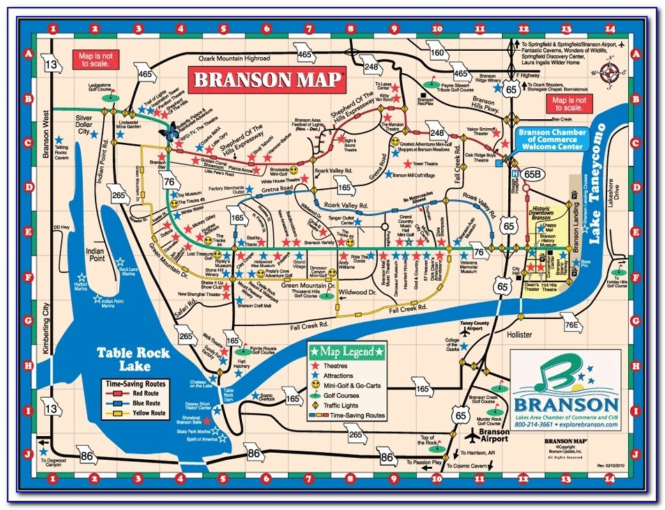 Branson Strip Map 2021