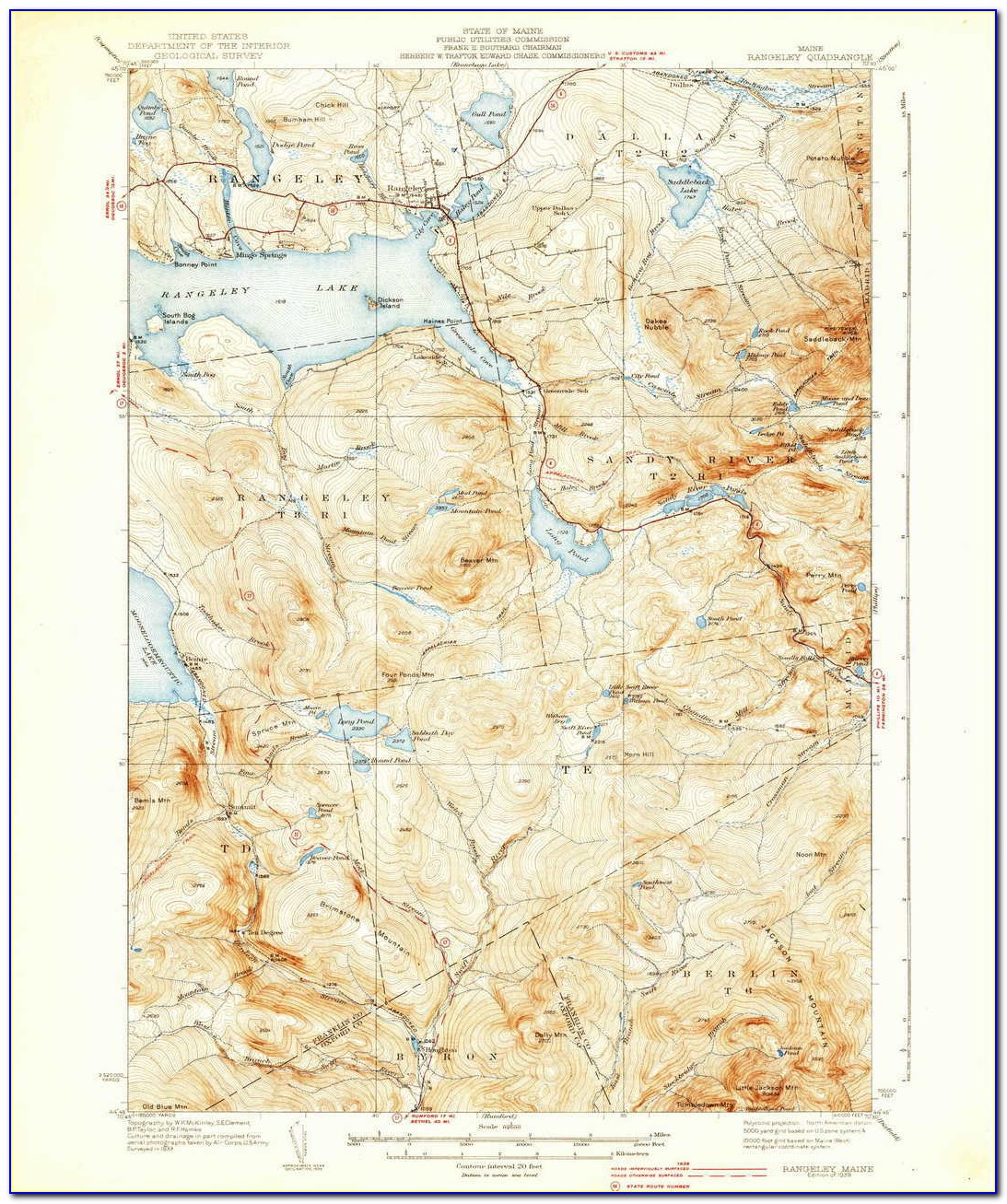 Brunswick Maine Topographic Map