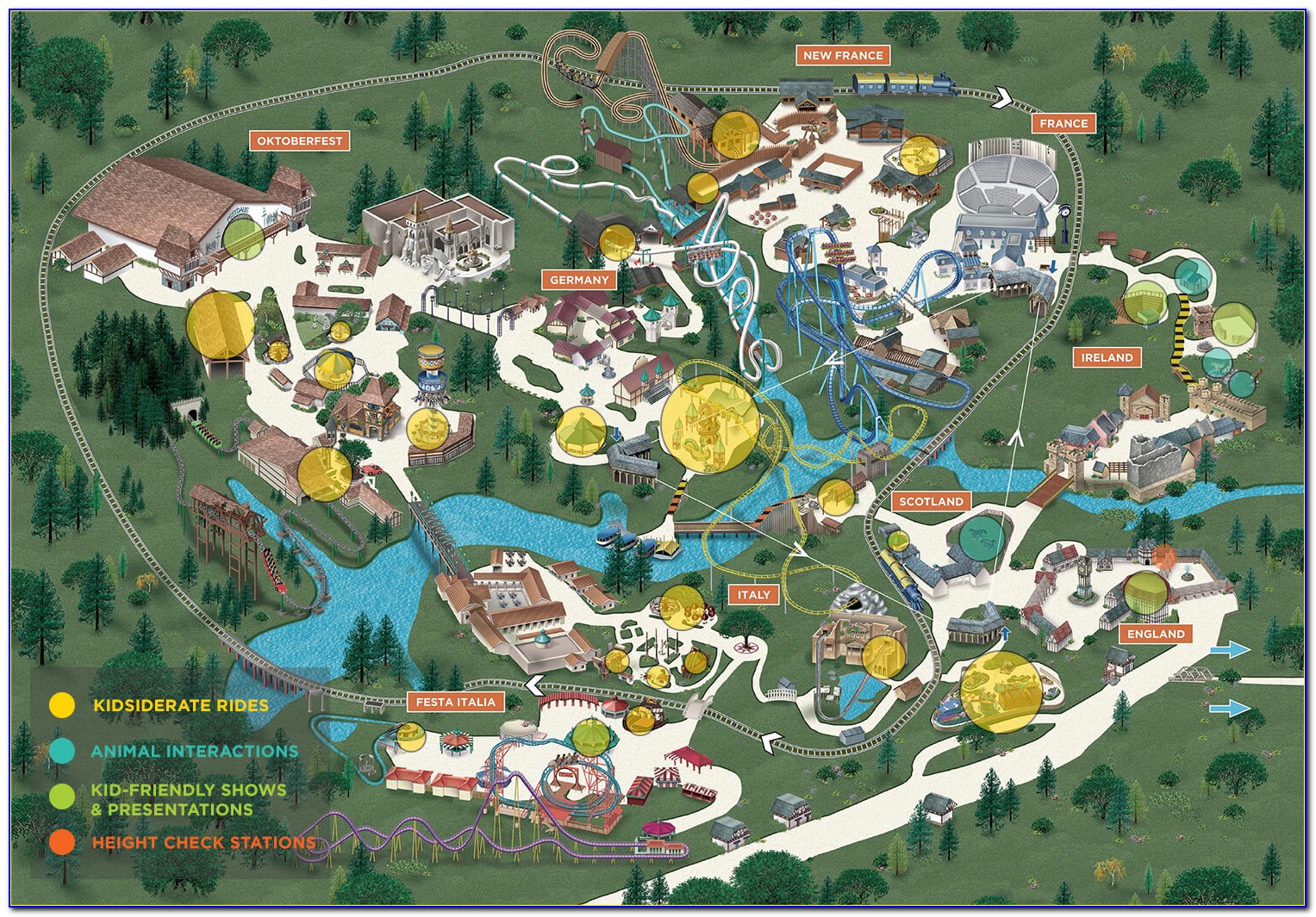 Busch Gardens Williamsburg Map 2020