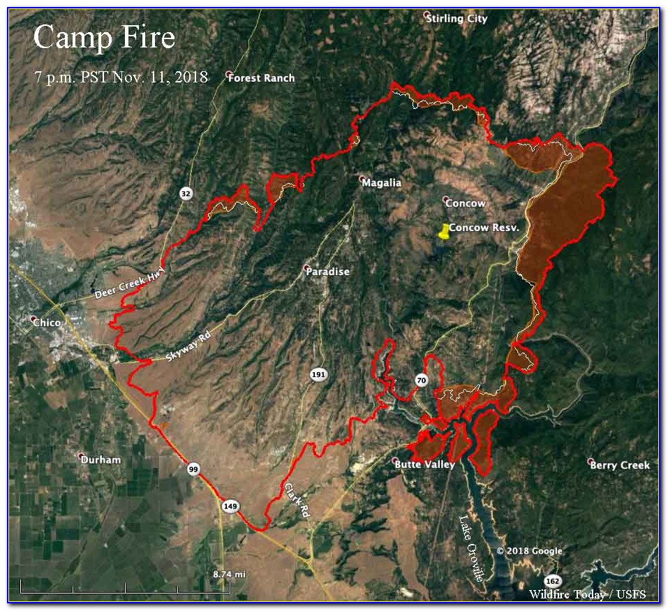 Butte County Interactive Fire Map
