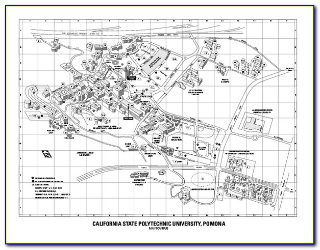 Cal Poly Pomona Map 2019
