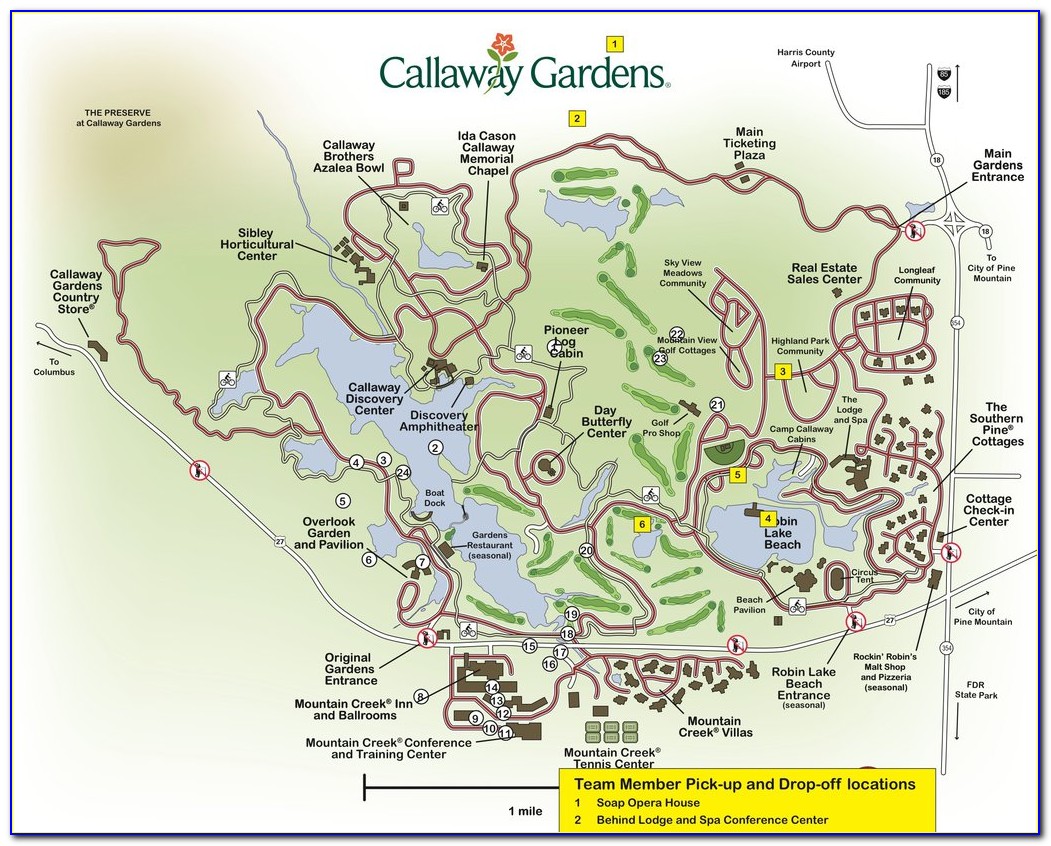 Callaway Gardens Mapquest
