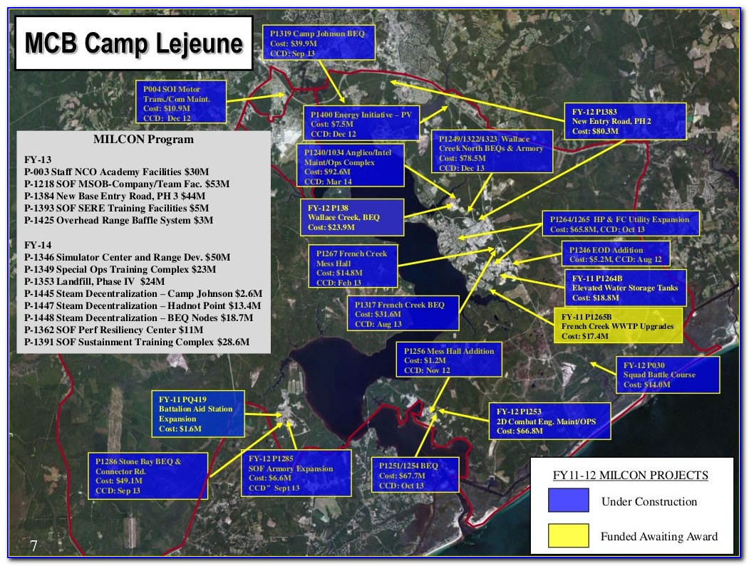 Camp Lejeune Range Map