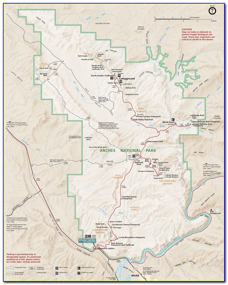 Canyonlands National Park Campground Map