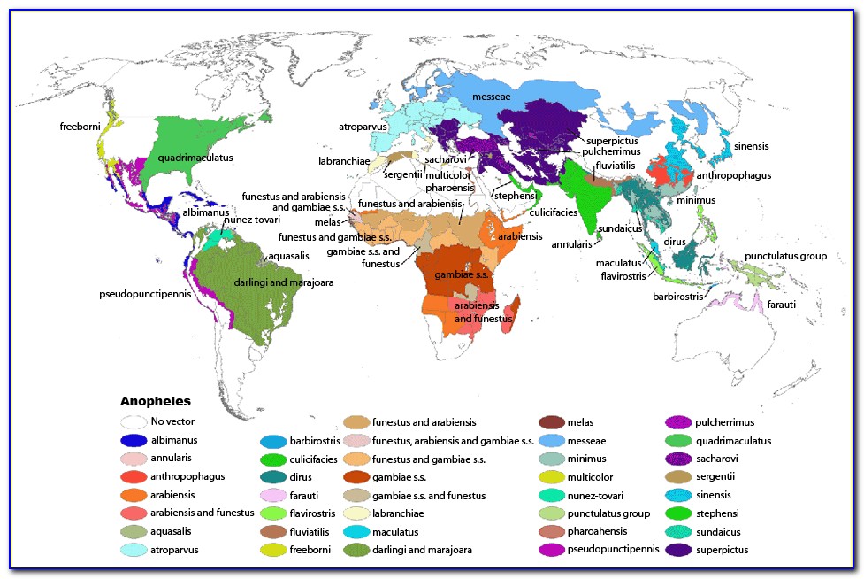Cdc Malaria Map Mexico