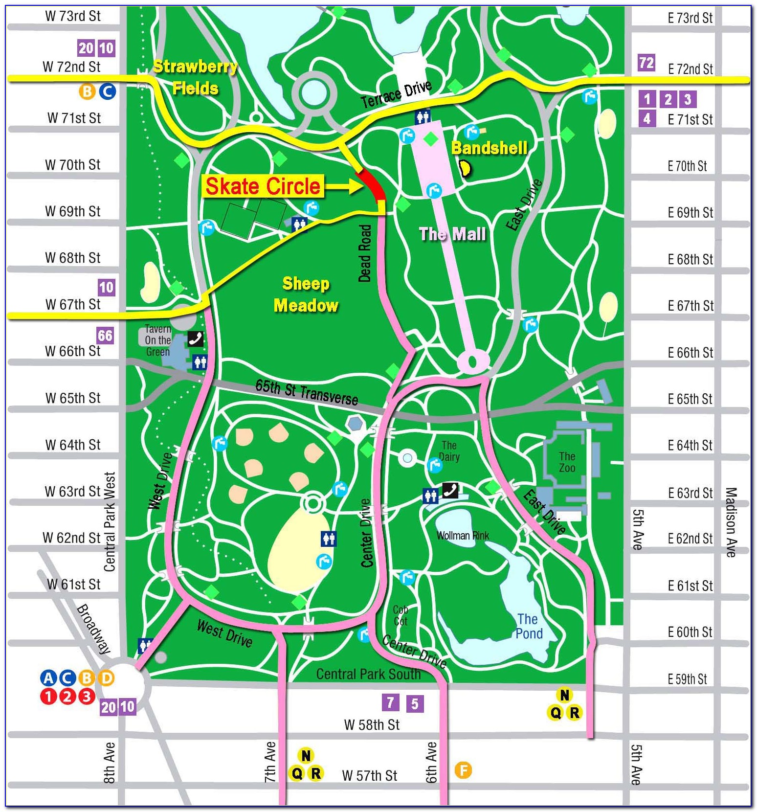 Central Park Zoo Map Pdf