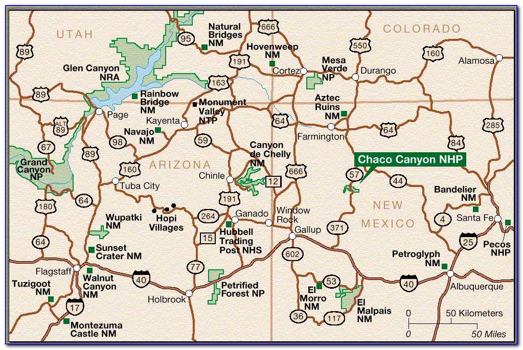Chaco Canyon Map Pdf
