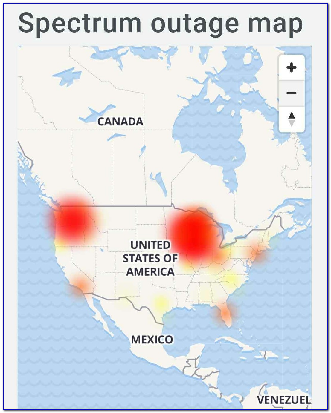 Charter Spectrum Outage Map