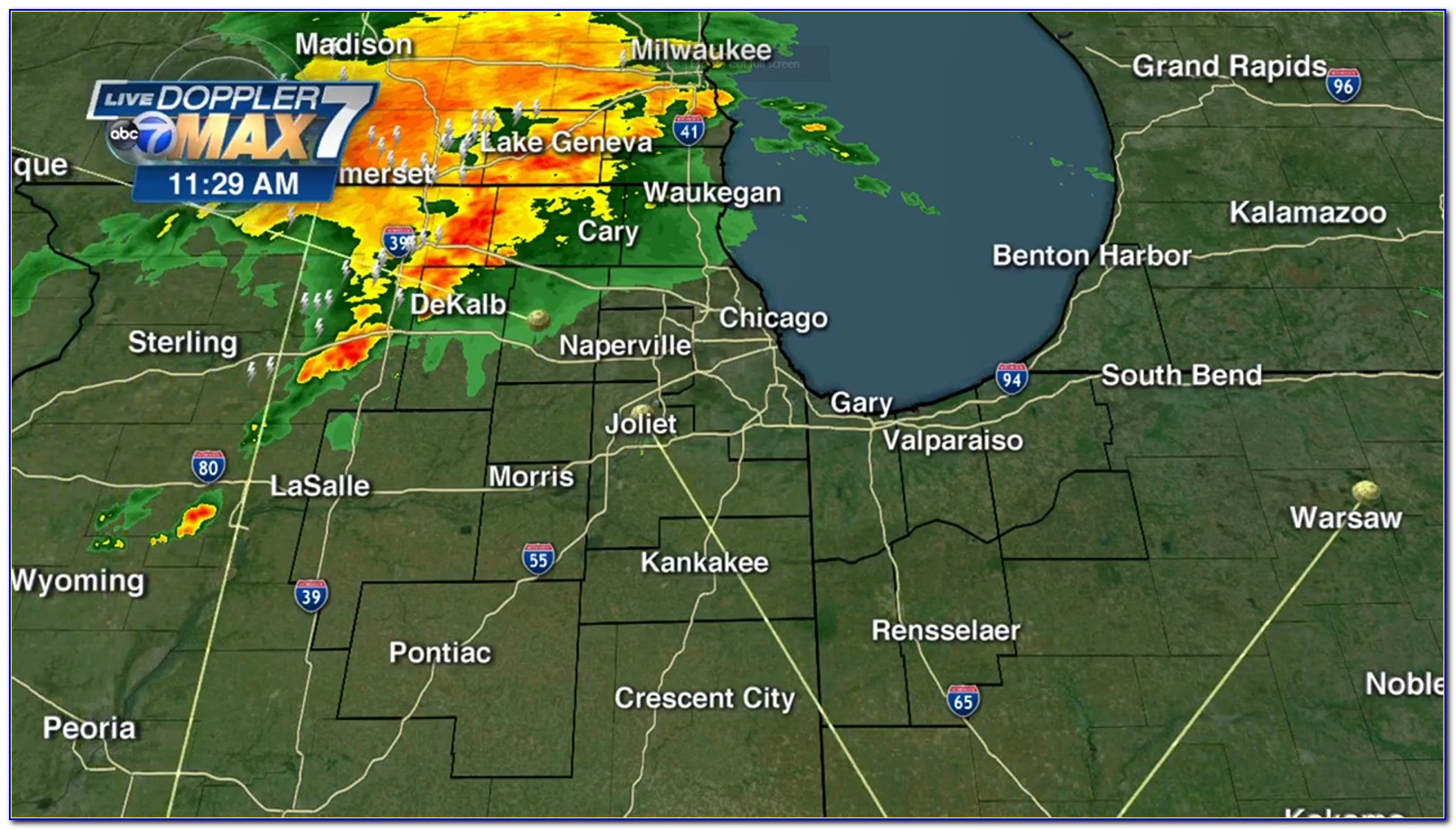 Chicago Weather Map Interactive