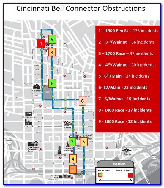Cincinnati Trolley Map