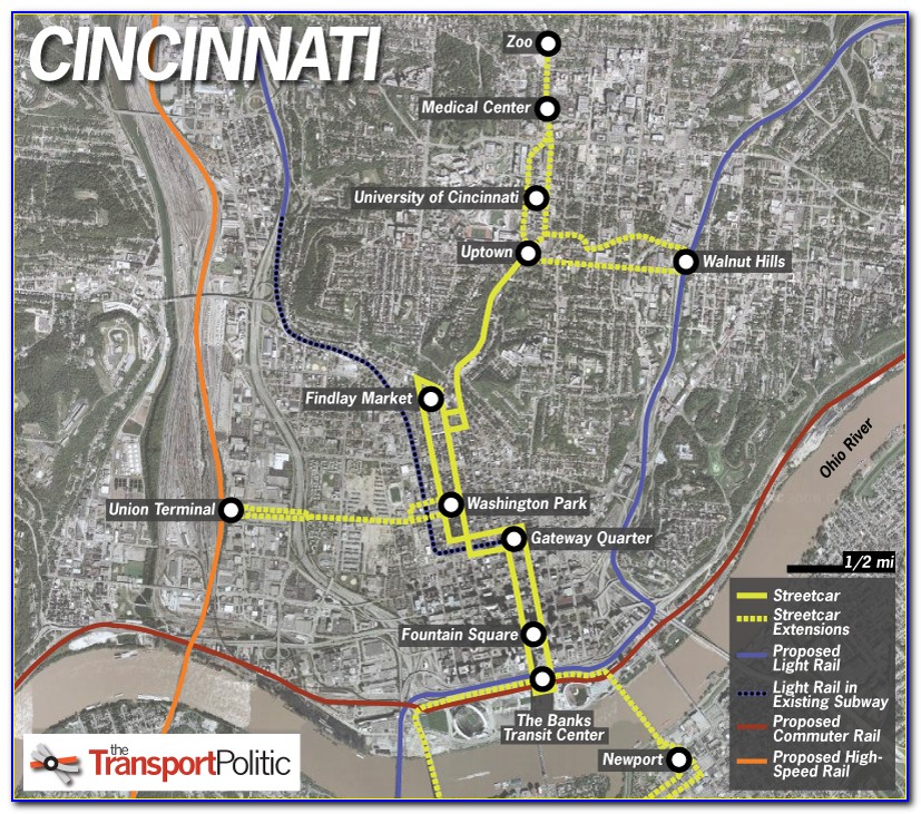 Cincinnati Weather Map