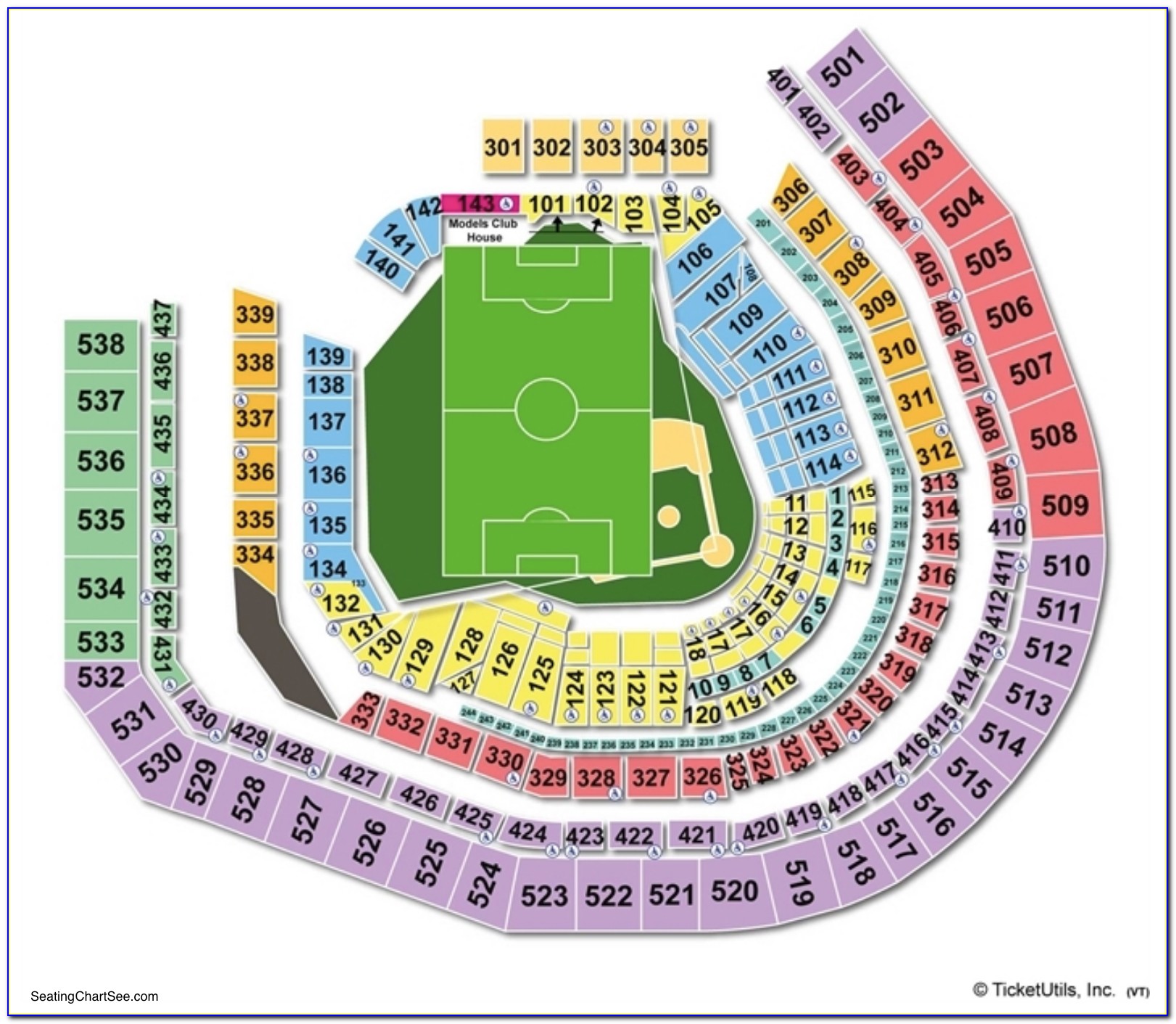 Citi Field Seating Map With Rows