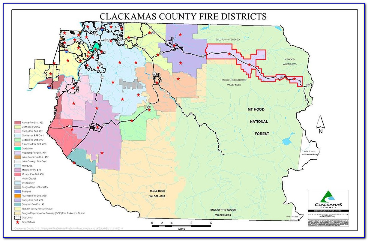 Clackamas County Map Fire