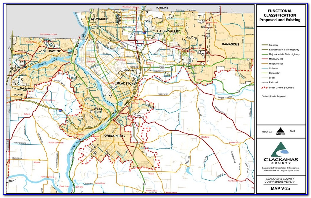Clackamas County Map