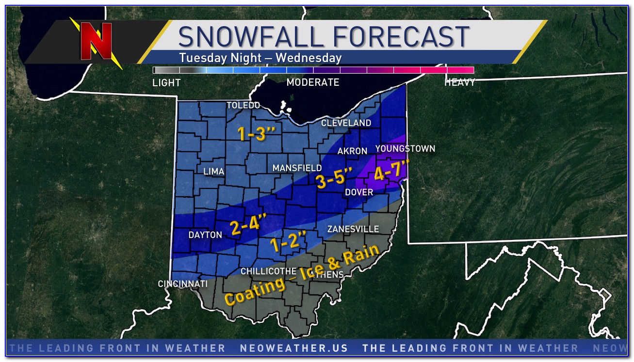 Cleveland Ohio Weather Map