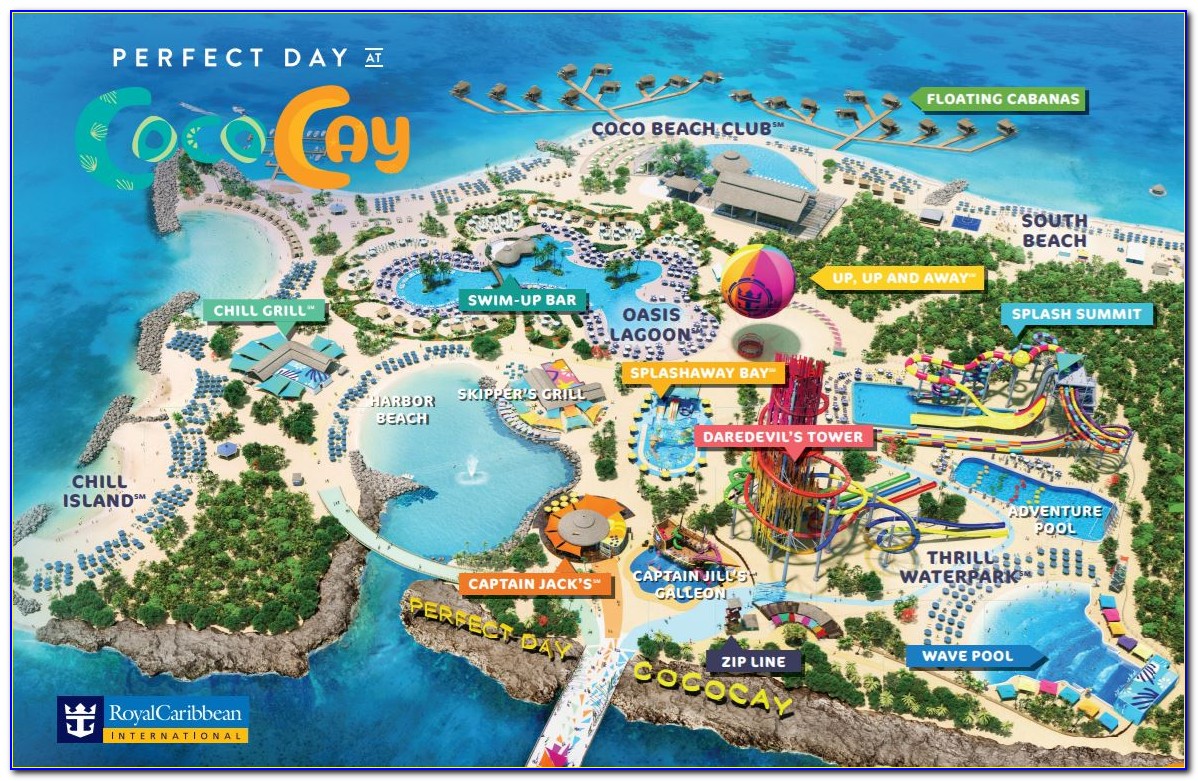 Coco Cay Map 2019