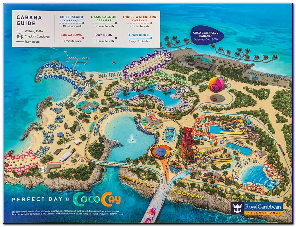 Coco Cay Snorkeling Map