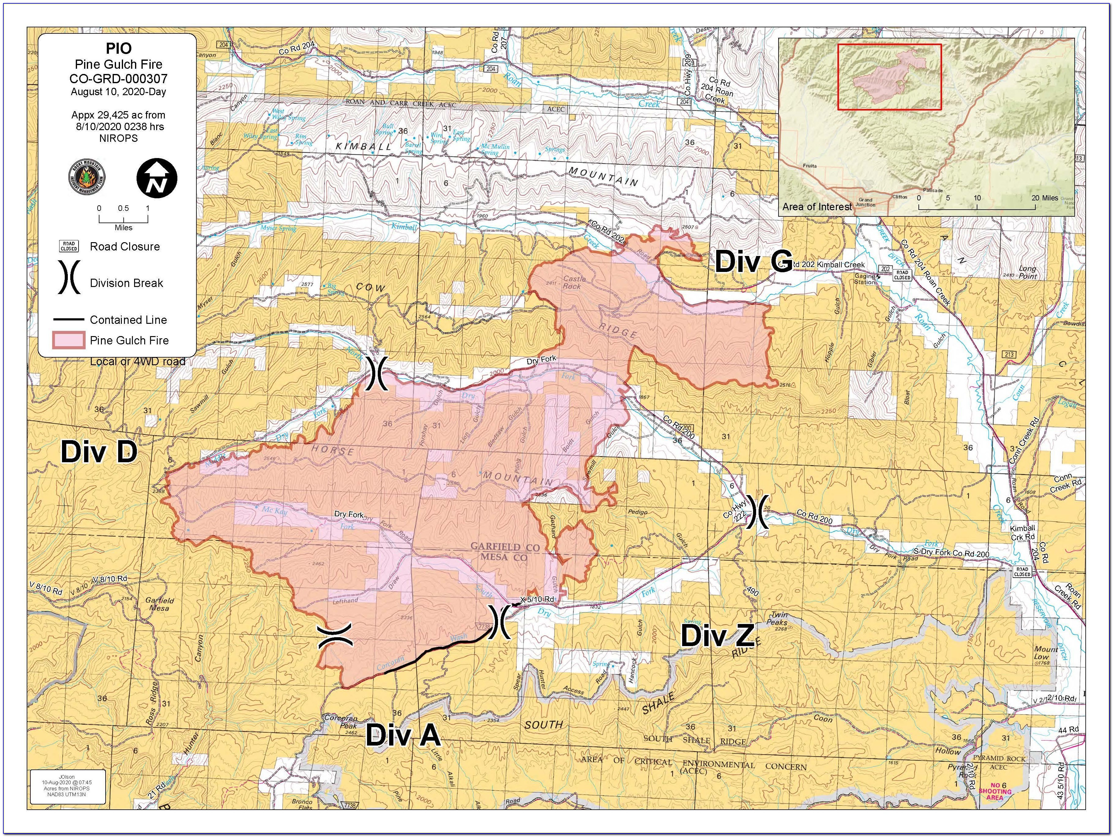 Colorado Blm Fire Map