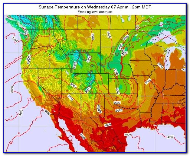 Colorado Weather Map Temperature