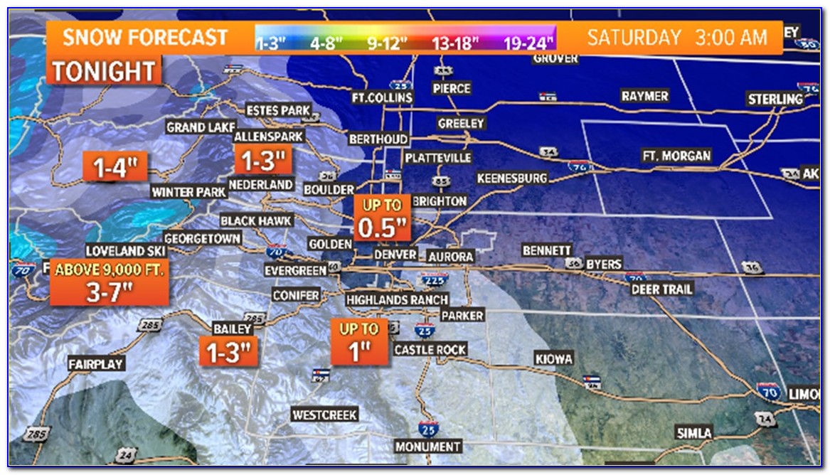 Colorado Weather Map Temps