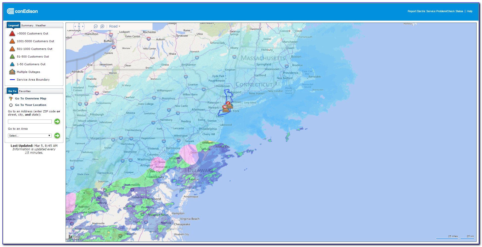 Coned Outage Map Larchmont Ny