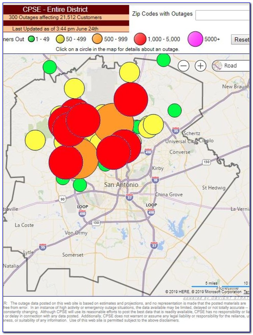 Cps Outage Map 78254
